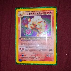 Pokémon Light Arcanine 1st Edition